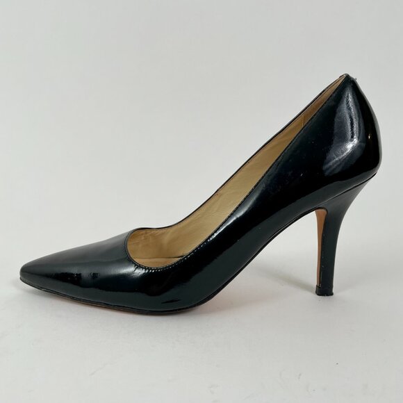 Women's Cole Haan Mckeyla Stiletto Pump, Black Patent Leather, Size 8 - Picture 2 of 10